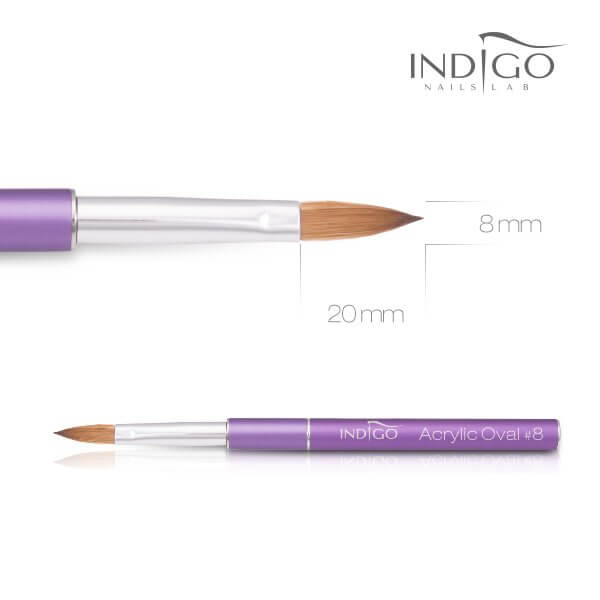 indigo acrylic brush no 8 kolinsky violet