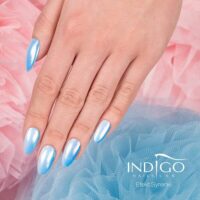 mermaid effect indigo nails